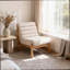 Chaise d'appoint rembourrée Fluffy-382713331