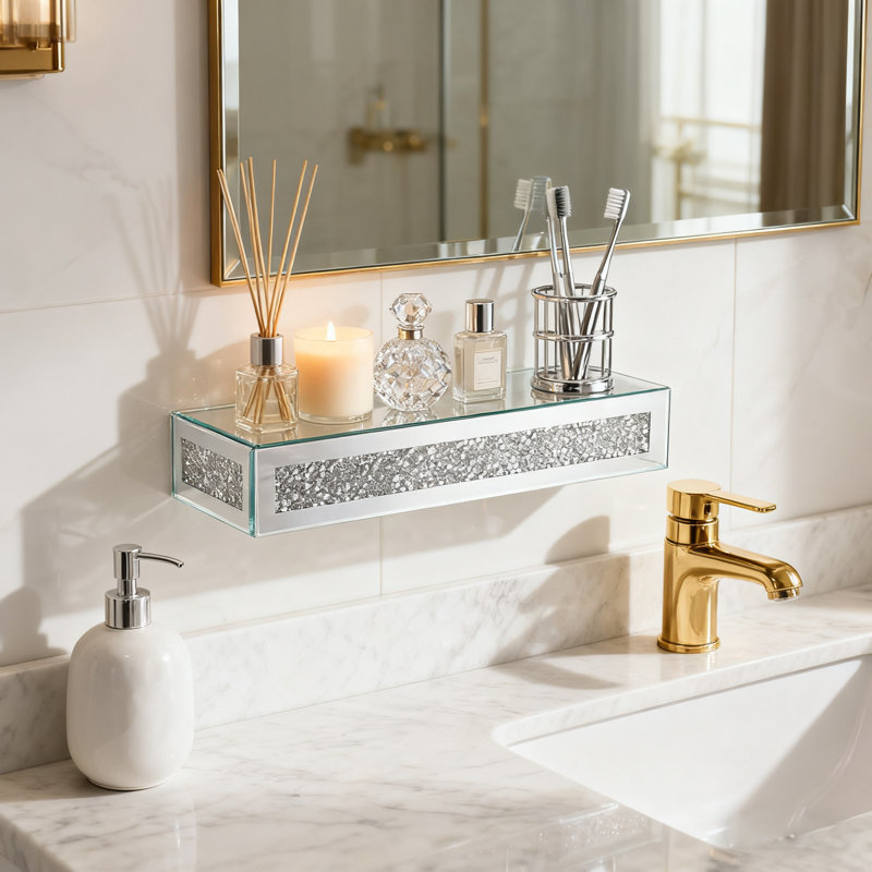 Glass Accent Shelf