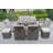 9 - Person Patio Conversation Set with Cushions