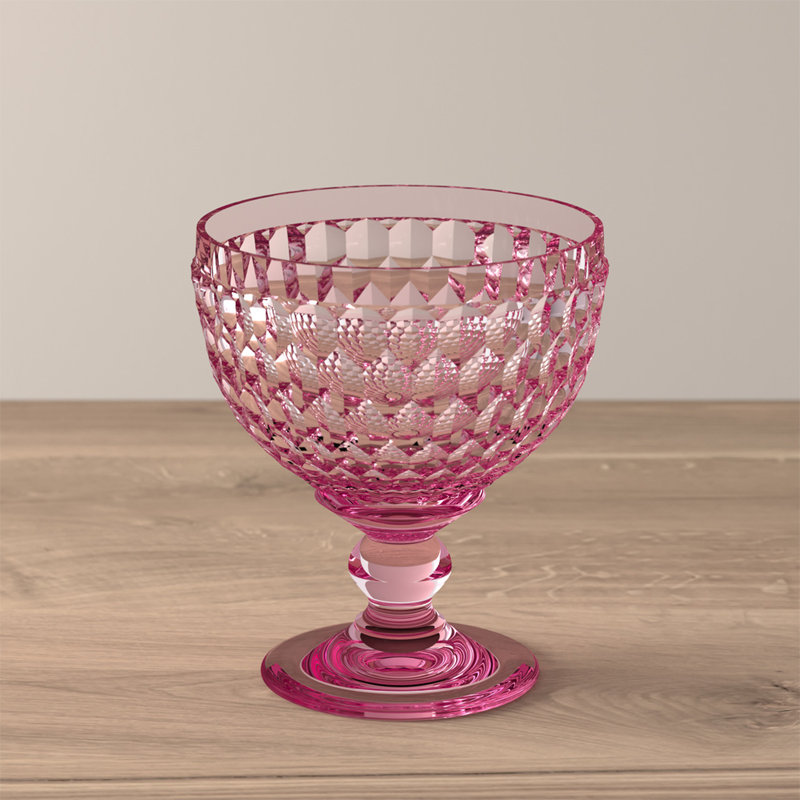 Villeroy & Boch Boston 13.25 oz Crystal Coupe Champagne/Footed Dessert Bowl, 1, Green
