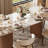 71"Modern Rectangular Dining Table Sets, Sintered Stone Dining Table with 6 Not Assembled Dining Chairs