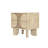 Lemannville Hina 2-Drawer Acacia Nightstand