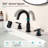 Modern 8 In. Widespread Double Handle Bathroom Faucet 3-Holes With Pop-Up Drain Assembly-116078872