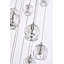 Luminaire suspendu en grappe à 18 lumières avec accents de cristal St Wilson-697766411
