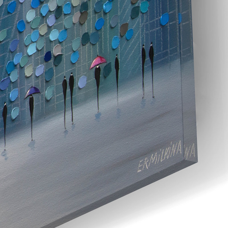 «Morning Rain» par Ekaterina Ermilkina - impression sans cadre, H 12 po x l 16 po x P 0,13 po