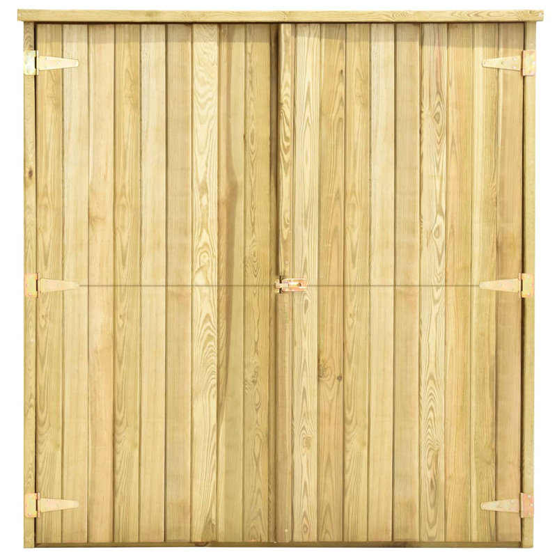 vidaXL Garden Tool Shed 163x50x171 cm Impregnated Pinewood
