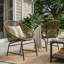 Ensemble de 2 chaises d'extérieur en osier de patio-1140825684