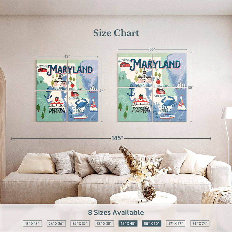 Cartes Aliaz State - Attraits du Maryland