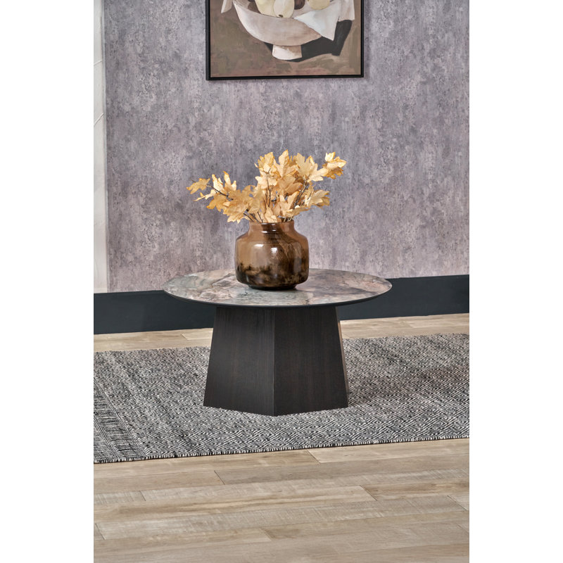 Teaisha Pedestal Coffee Table