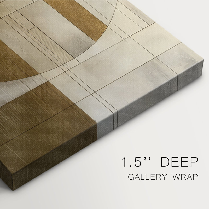 Abstract Series 1 #XCIX-Wide Gallery Wrapped Canvas, 12" H x 30" W