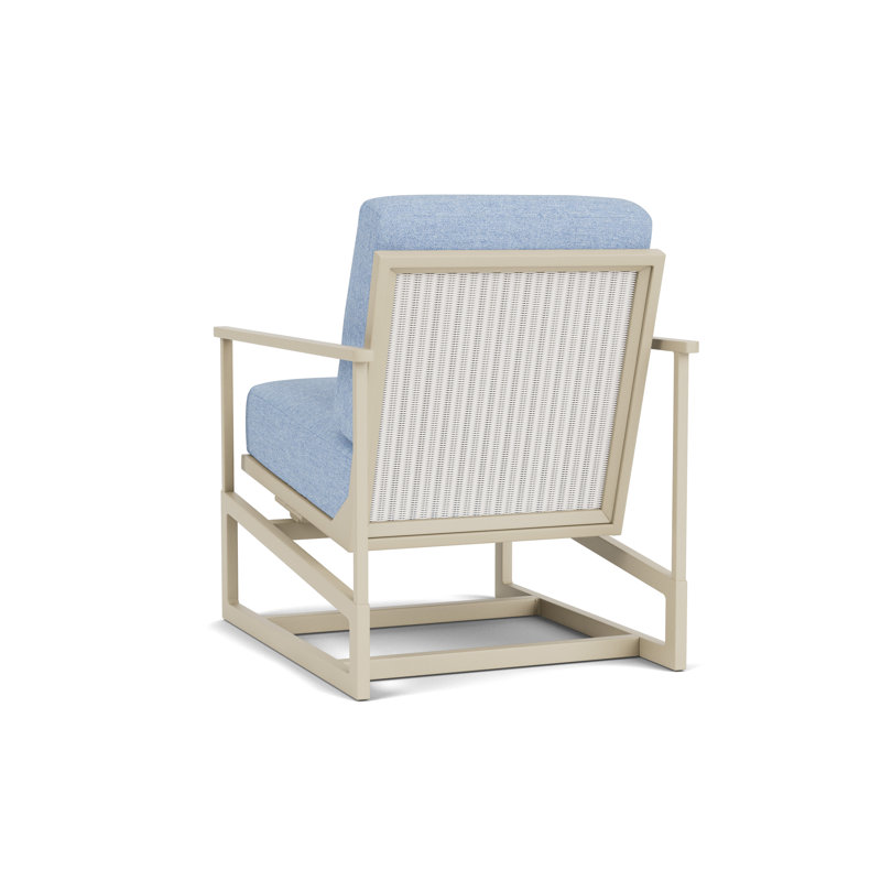 Summit Outdoor Rocker Chair, Demo Skyway, Linen, White