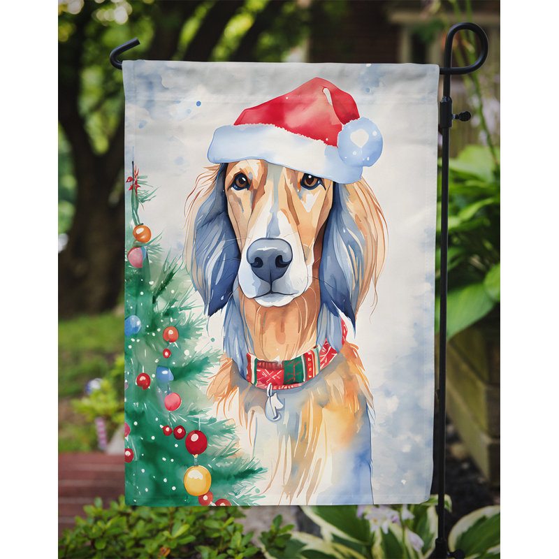 Double Sided Polyester Christmas, 15.5" H x 11.25" W