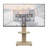 Tv Stand With Shelf For Living Room, Bedroom,Offices,Mobile Tv Cart For 32-75 Inches,Floor Stand With Mount On Lockable Wheels-1979335056
