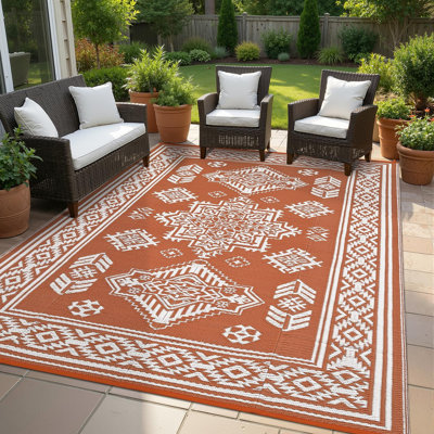 9 po x 18 po Tapis d'extérieur imperméable à l'eau pour l'extérieur