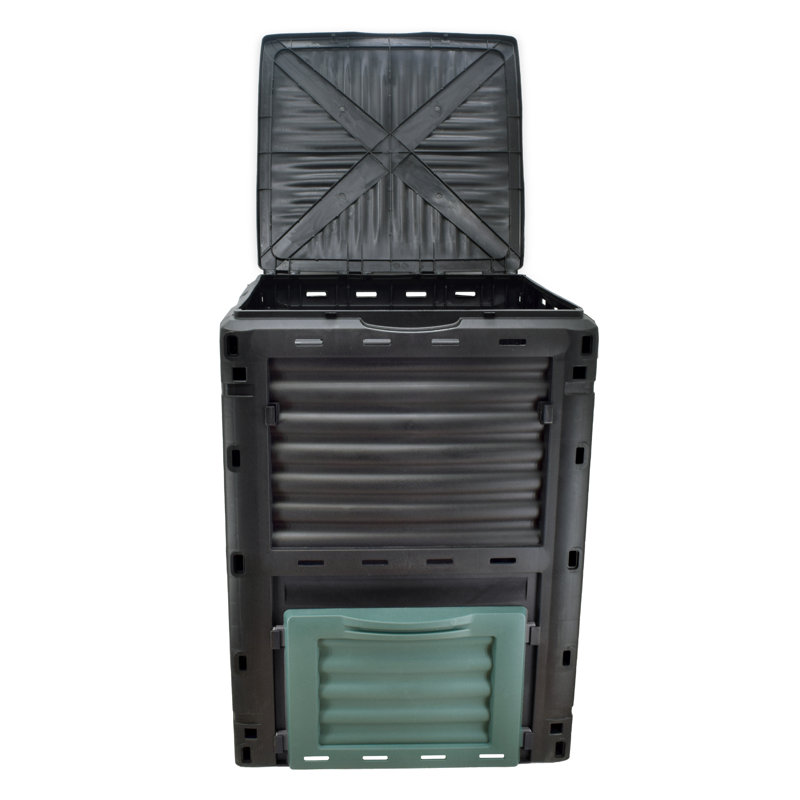 80 gallons Composteur stationnaire en plastique