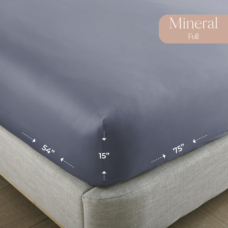 Drap-housse Whisper Organic, Drap-housse de taille double, Minéral