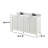 Barkley 59.5 " W Freestanding Standard 2 Double Vanity Bathroom Vanity With Stone Top-688934818