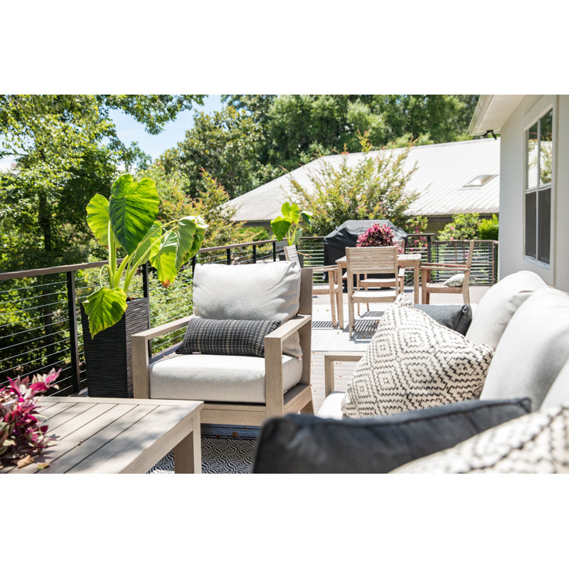 Laguna Outdoor Patio Lounge Chair with Sunbrella Cushions, Echo Midnight Sunbrella®