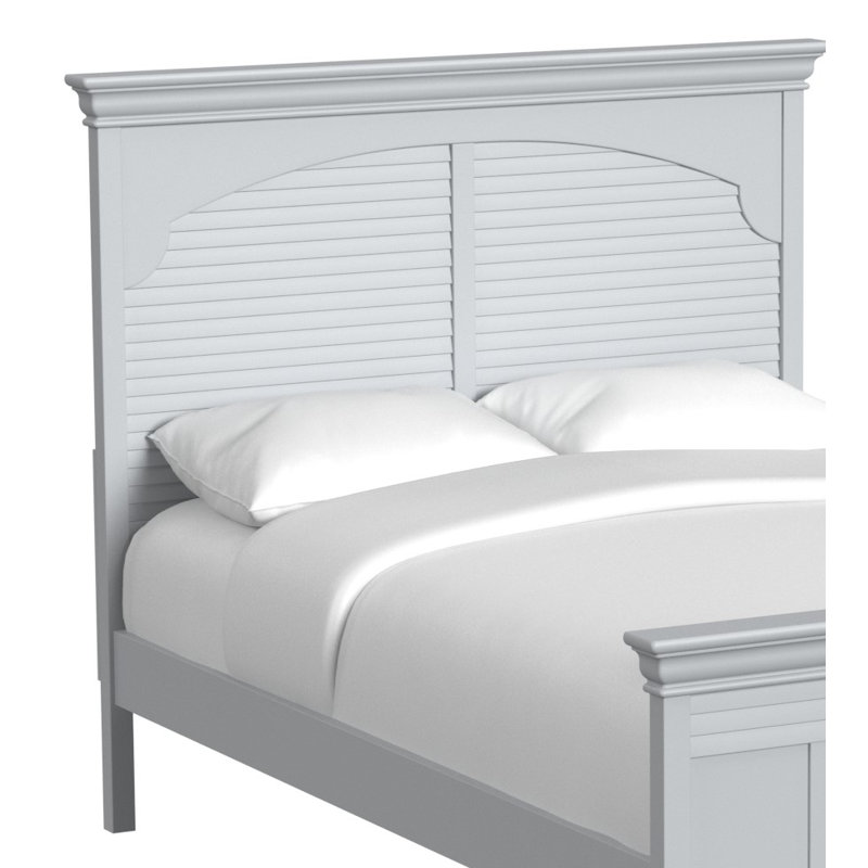 Crawfordville Panel Headboard, Full, Soft Gray