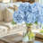 Artificial Hydrangea Flowers for Home Decor – 3pcs 20" UV-Resistant Fake Flowers with Realistic Leaves, 8.6-inch Blooms, Wedding & Party Centerpieces-113861635