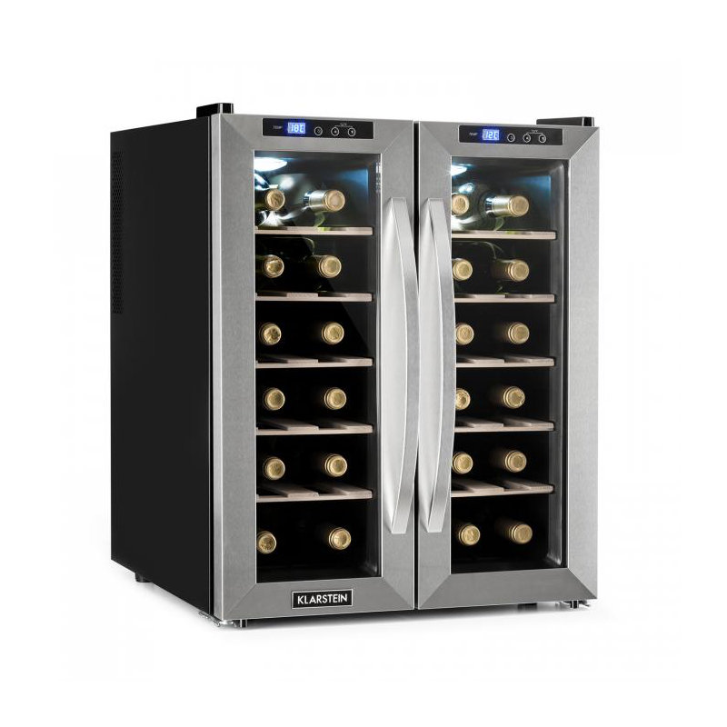 Klarstein Dual Zone 52cm Built-In 24 Bottle