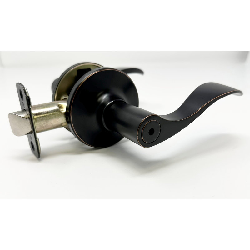 Levier de porte droit New Haven, Noir mat
