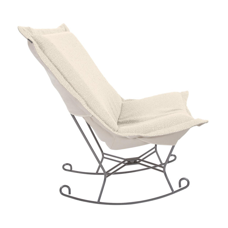 Scroll Puff Rocker Titanium - Barbet Naturel/Naturel, Naturel