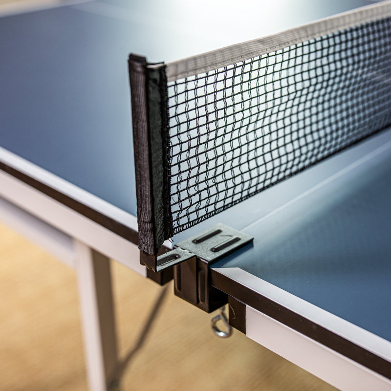 Compact Blue Folding Table Tennis Table with Net Included