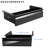 Black Pull Out Under Desk Drawer without Shell