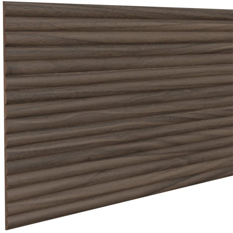 Tambour simple 3/4 po (l 12 po x L 48 po), Noyer naturel