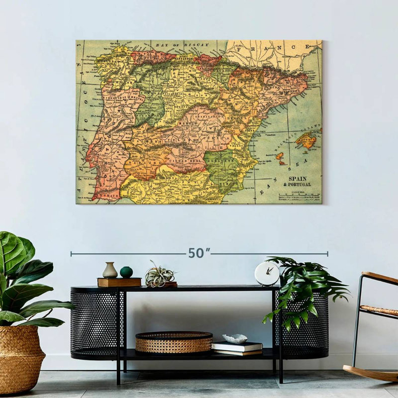 Espagne et Portugal Alwilda, H 32 po x l 48 po