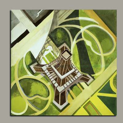 La Tour Eiffel Et Jardin Du Champ De Mars by Robert Delaunay - Wrapped Canvas Graphic Art Print -  Epic Graffiti, EPIC-CA2626304
