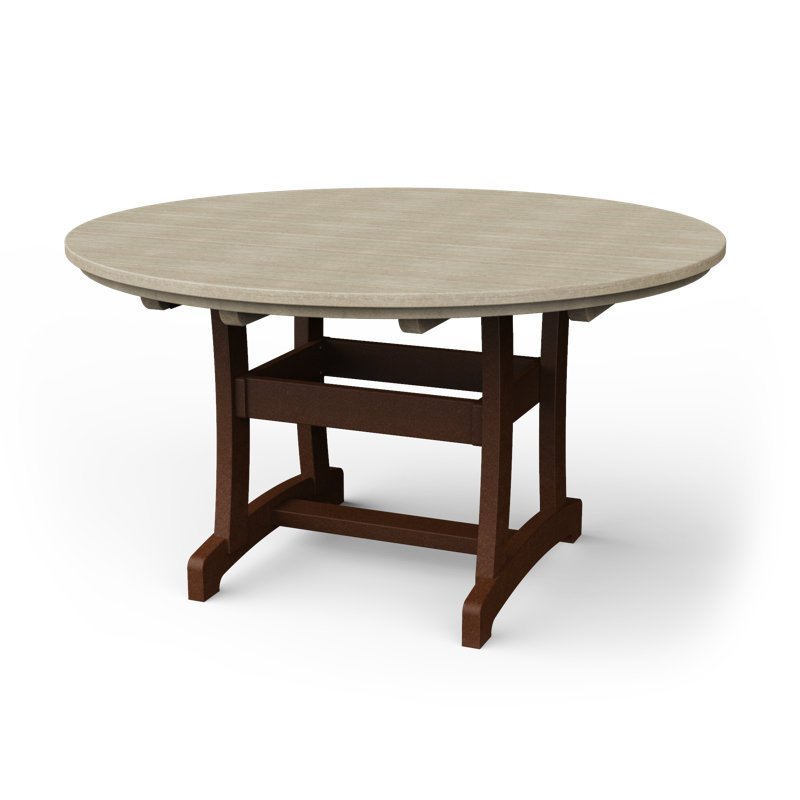 Table de salle à manger Stella, H 54 po x l 54 po x P 54 po, Bouleau / brun Tudor