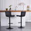 Tabourets de bar pivotants à hauteur réglable, tabourets de bar modernes en similicuir, tabouret de comptoir rembourré-480985306