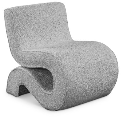Desiree 22.5" Wide Boucle Fabric Accent Chair