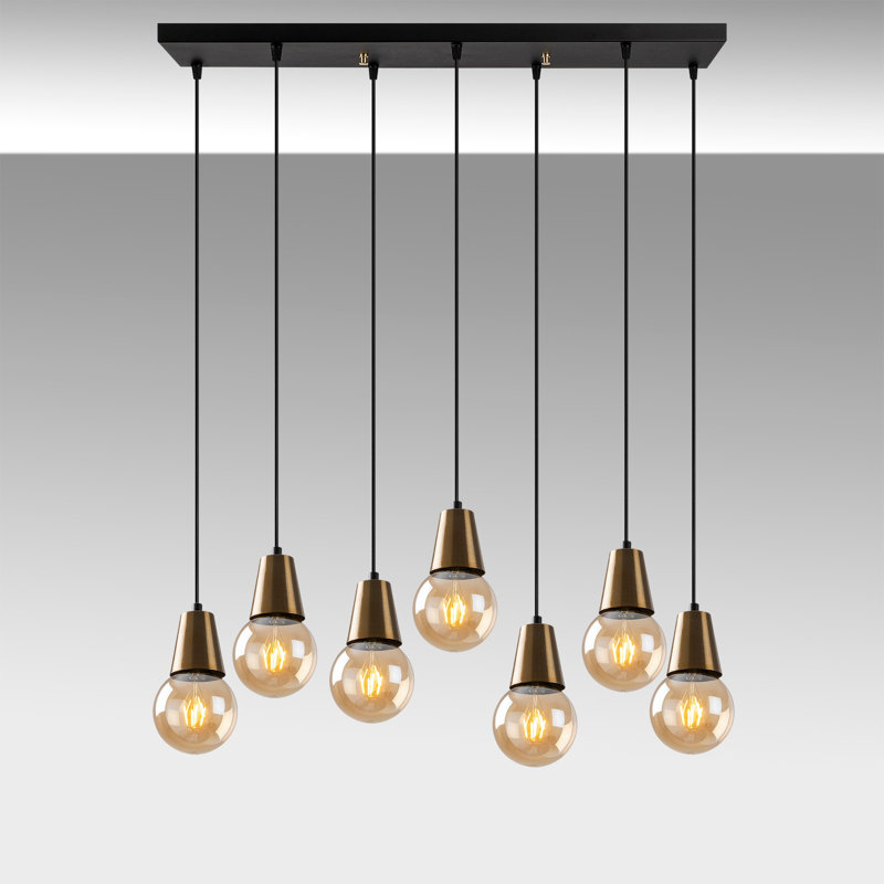 Randles 7 - Light Kitchen Island Pendant, Vintage