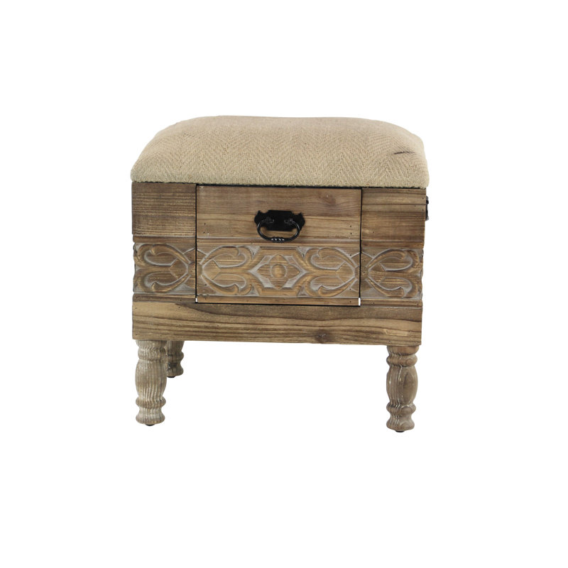 Gorney Solid Wood Accent Stool