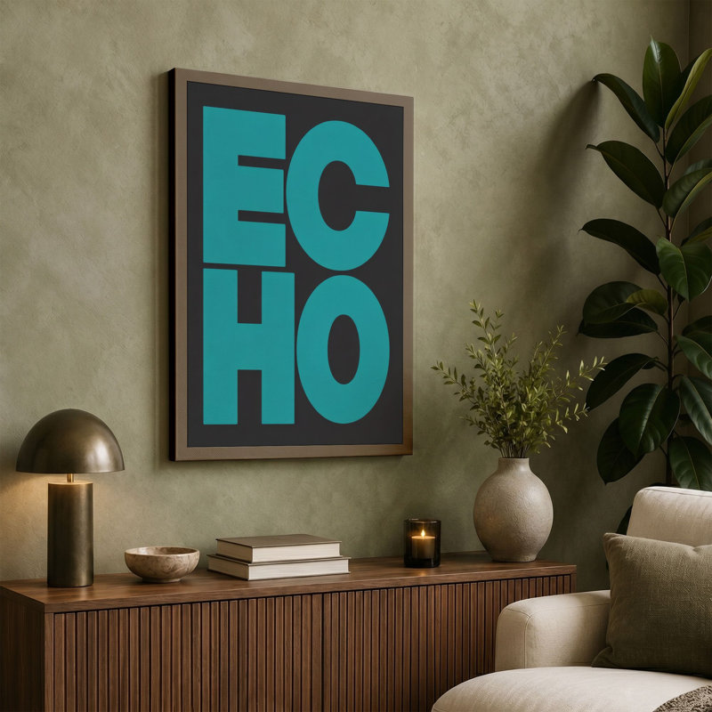 Print, 36x24 - 91.4 x 61.0 cm, Teal Border