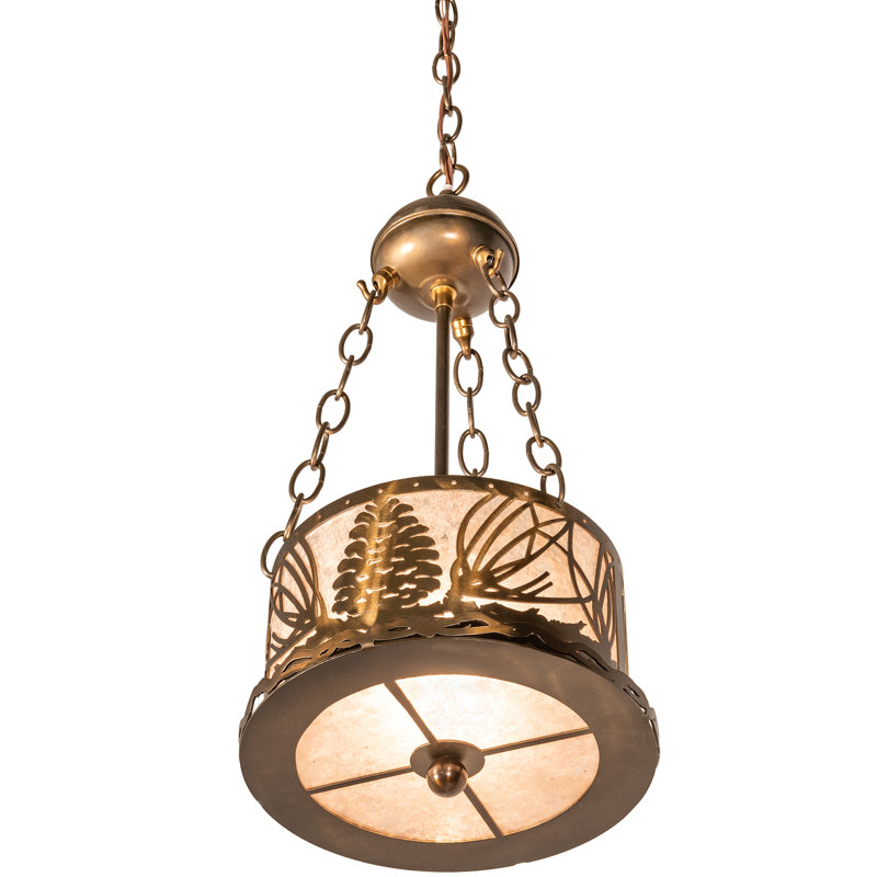 Rustic Lodge 1 - Light Pendant, Antique Copper