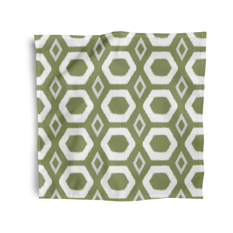 Lilwenn Hexagon Heaven Napkins, Green