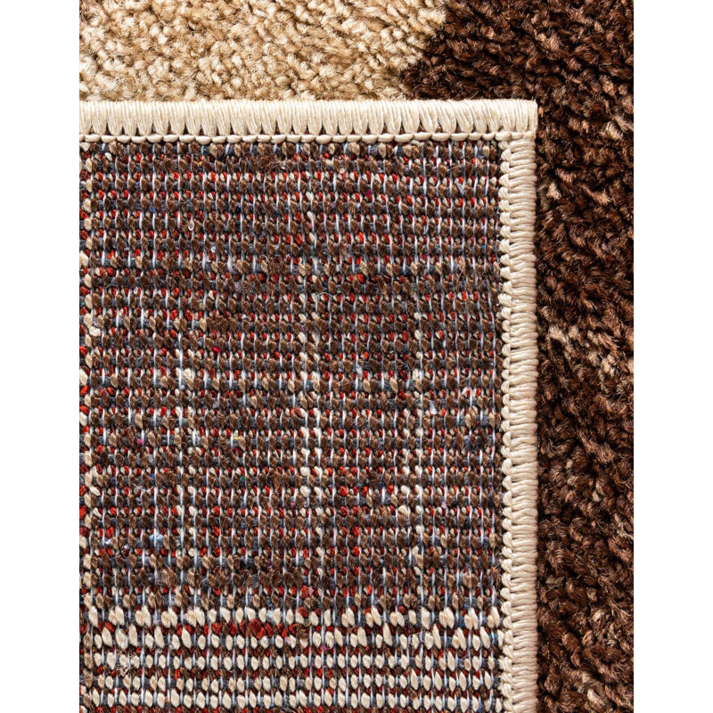 Tapis brun clair Alair, Rectangle 4 pi 1 po x 6 pi 1 po