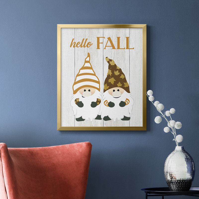 Récolte des gnomes, toile encadrée de qualité supérieure - prête à être accrochée, Argent patiné, H 24 po x l 20 po