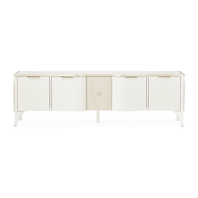 La Marisia Media Cabinet - Creamy Pearl
