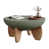 Olive Round 30" Bowl-Shaped Coffee Table