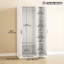 Wardrobe Closet, 70" Wardrobe Cabinet with Hanging Rod, White