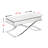 Mirrored Cocktail Table - Chrome