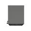 Armoire murale en métal robuste - noire pour la buanderie. Vaste espace de rangement, serrure solide, capacité de tablette de 120 lb, utilisation moderne, espace, 0,65 mm-1731772772