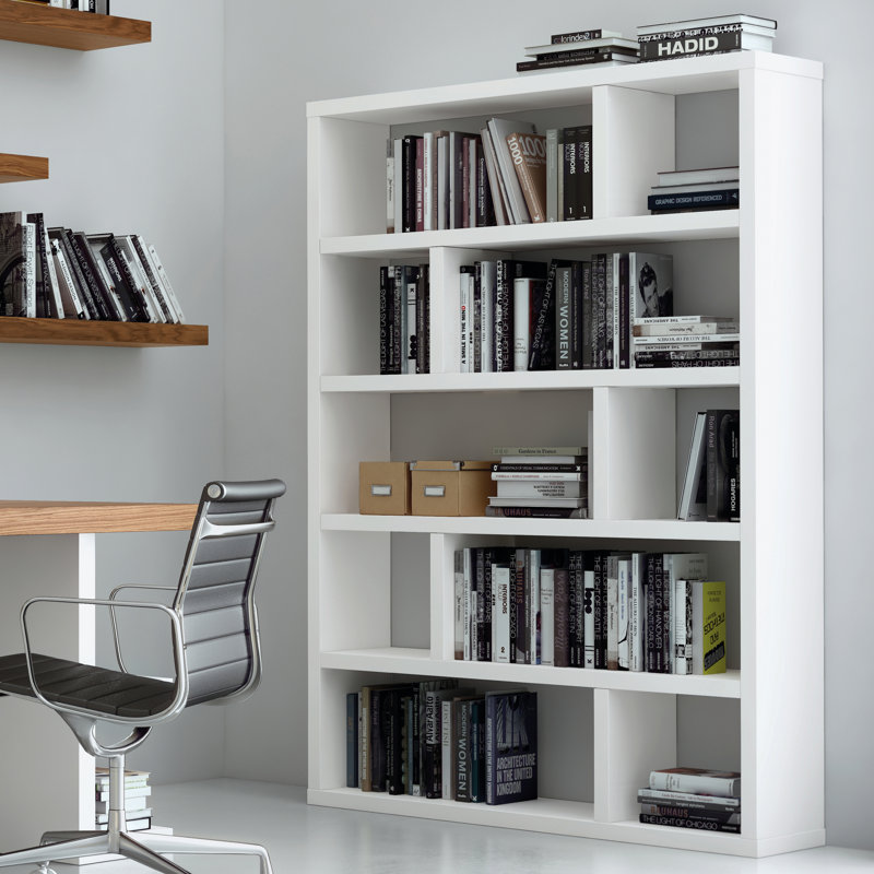 Bibliothèque standard H 68 "x l 47,24" Chande, Blanc mat
