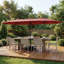 Parasol d'extérieur double face avec base, parasol rectangulaire avec manivelle pour terrasse et patio-1384888864