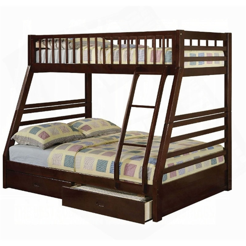 Full Bunk Bed, Espresso